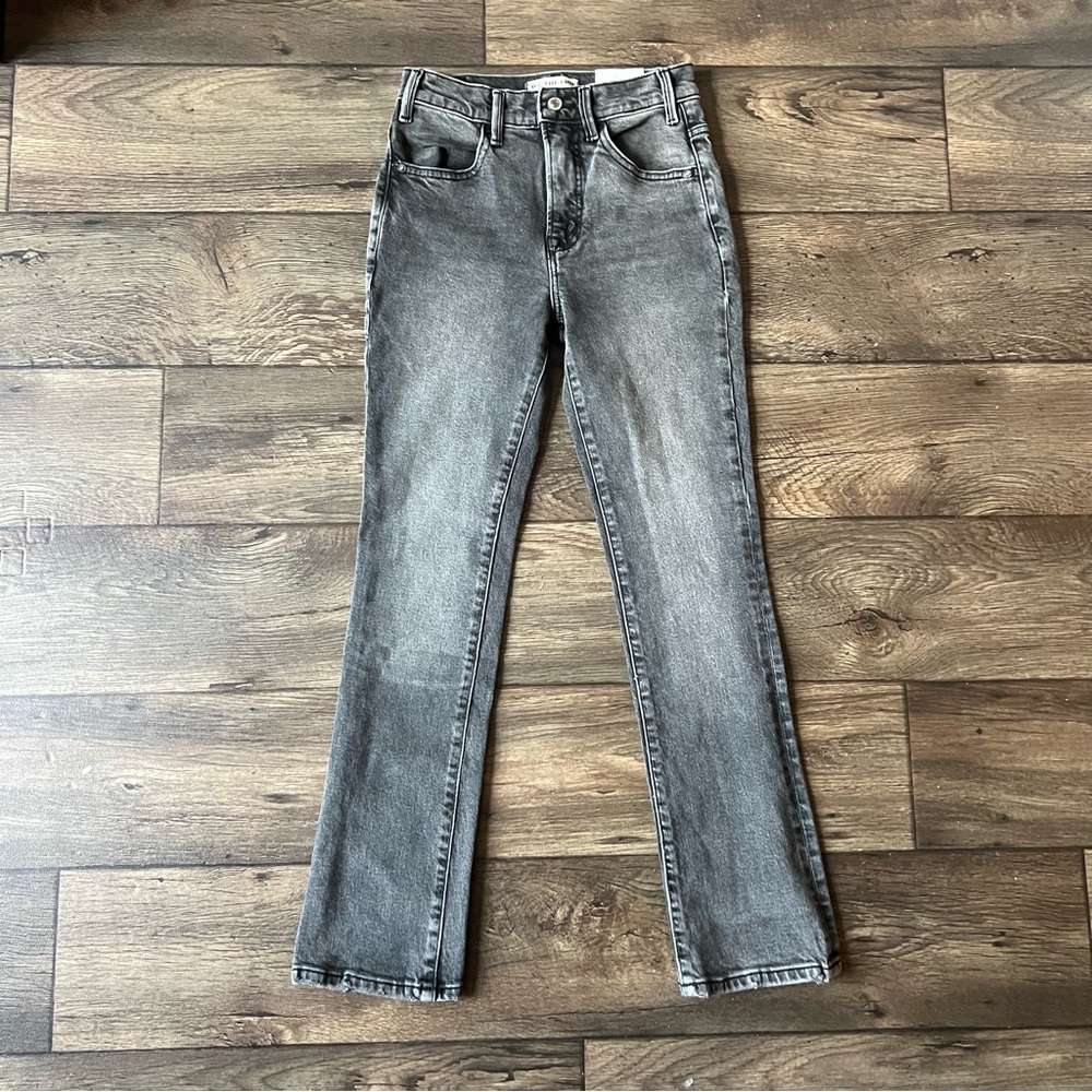 We The Free Women's Low Maintenance Mid-Rise Flare Jeans Black Size 25